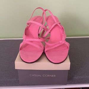 Size 8 Casual Corner Pink Heel